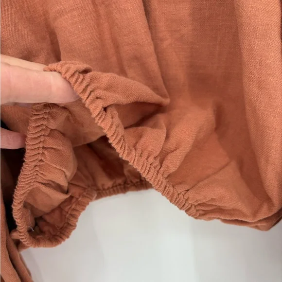 GIRL AND THE SUN EMORY QUARTER LENGTH PUFF SLEEVE CROP TOP - Picture 9 of 13